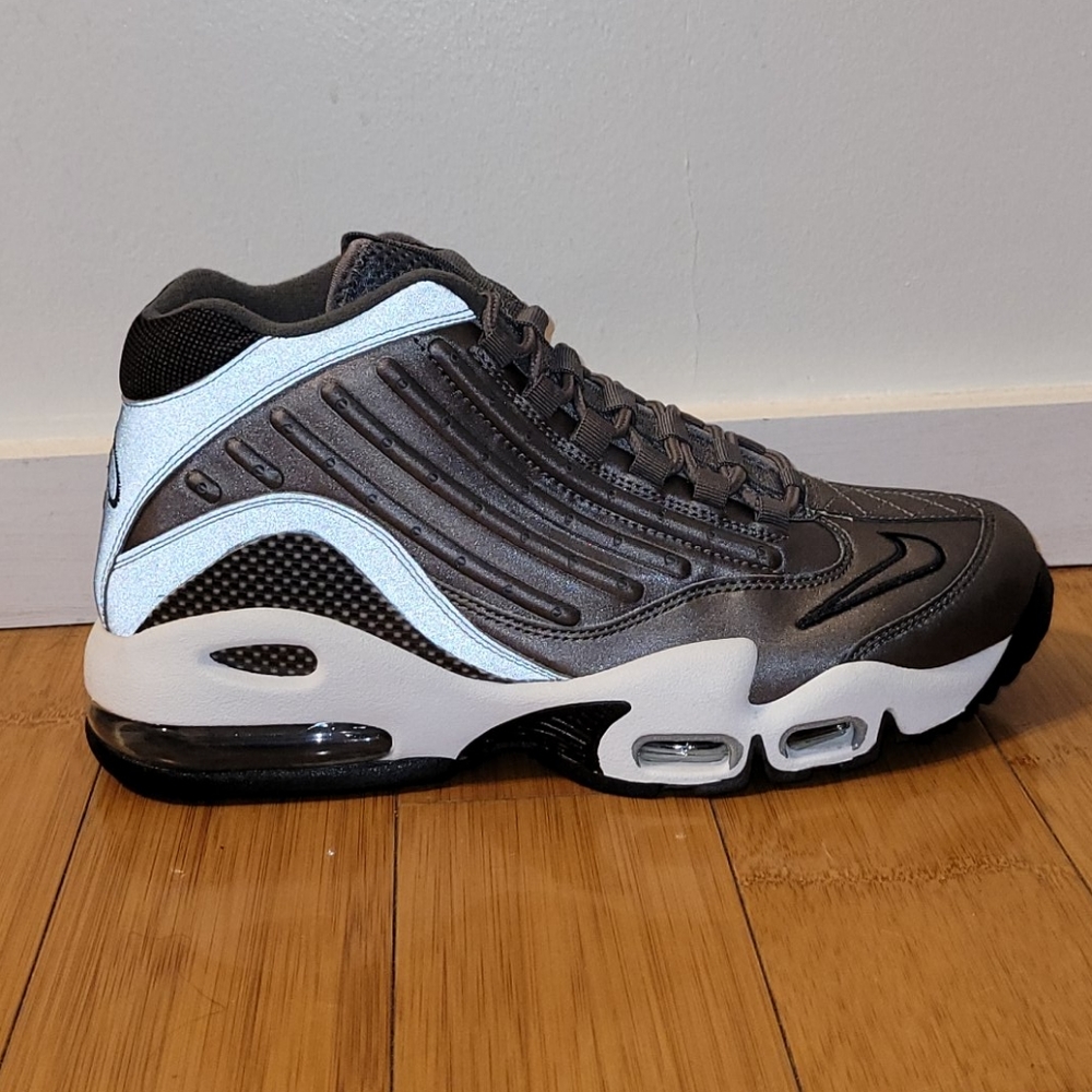 Air Griffey Max 2 Metallic Dark Gray White Size 10